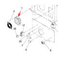 Fan de Panasonic SMT pour la machine d&#39;imprimante d&#39;écran Sp60p-M (KXFP005AA00)